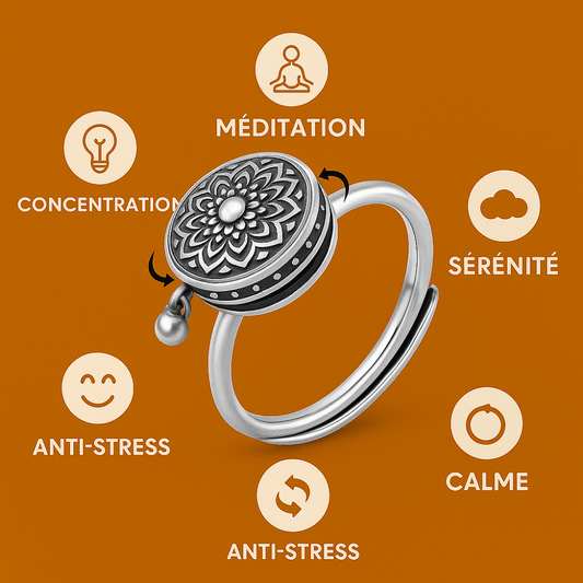 Bague Bouddhiste Antistress