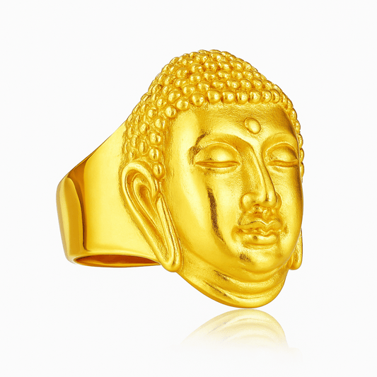 Bague tête de Bouddha