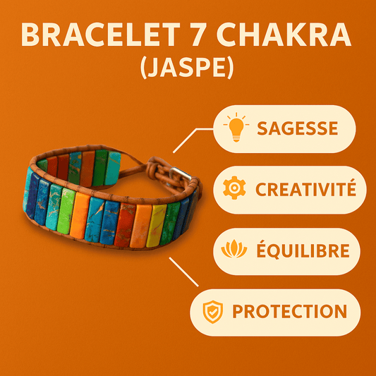 Bracelet 7 Chakra (Jaspe)