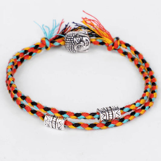Bracelet Tête de Bouddha Tissés