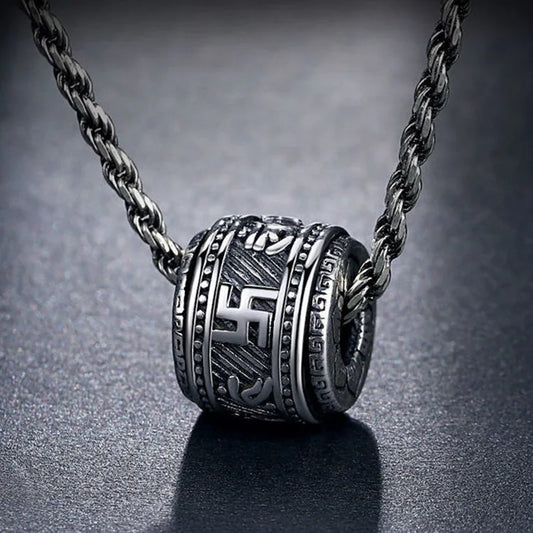 Pendentif Om Mani Padme Hum Rotatif