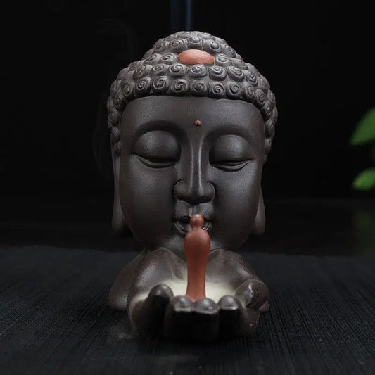 Brûle-encens Tête de Bouddha
