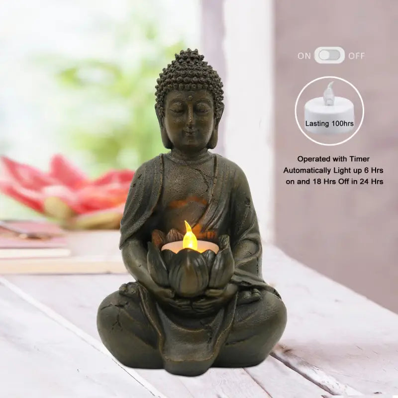 Statue bouddha extérieur pour jardin