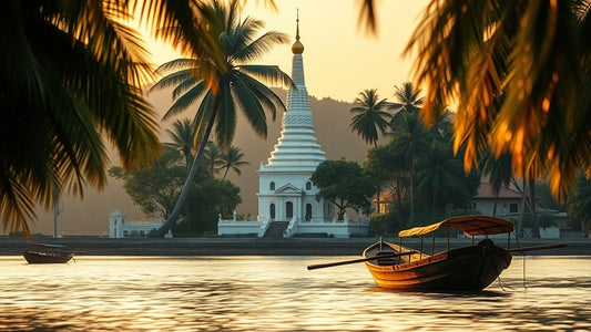 Lawkananda : la pagode des cinq Bouddhas au bord de l'Irrawaddy