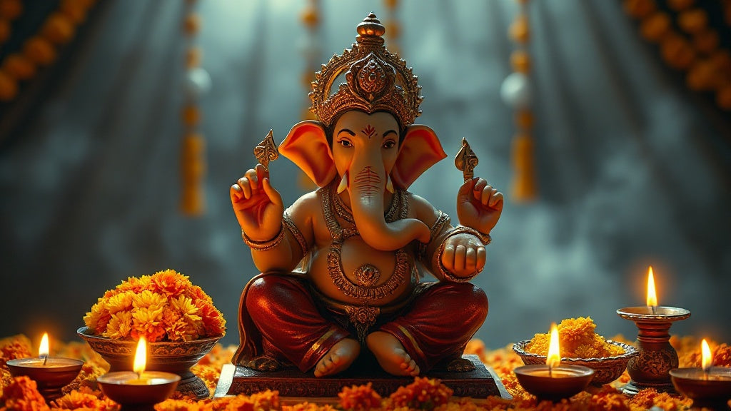 Ganesha Chaturthi : Le Grand Dieu Hindou à tête d'éléphant