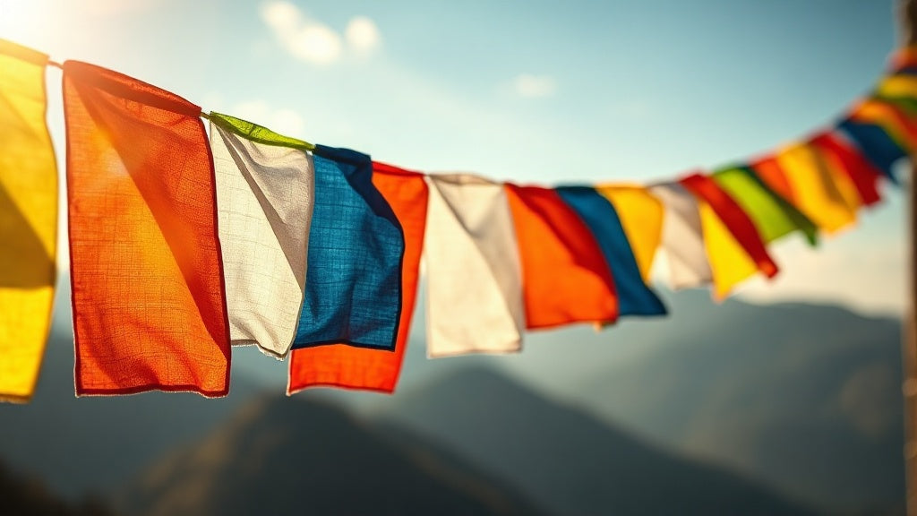 Drapeaux bouddhistes | Histoire et signification