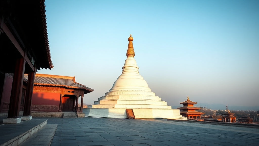 Chorten du temple Huguo Falun : guide complet du site bouddhiste du Liaoning