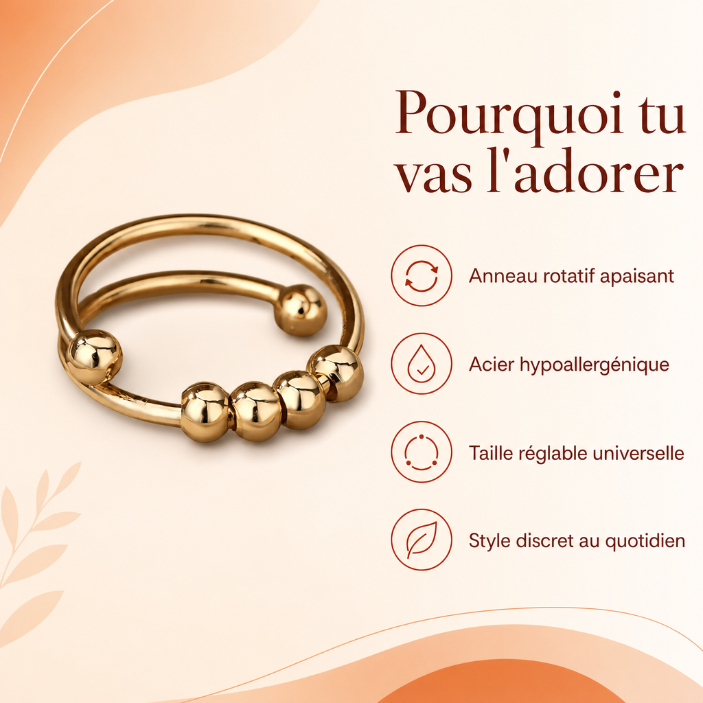 Bague Anti Stress Femme : benefices cles
