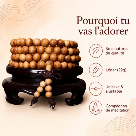Mala Tibétain Traditionnel : benefices cles
