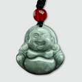 Amulette Bouddha en Jade Vert