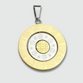 Amulette Bouddhiste Om Or Rond