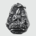 Amulette bouddhiste porte-bonheur en argent