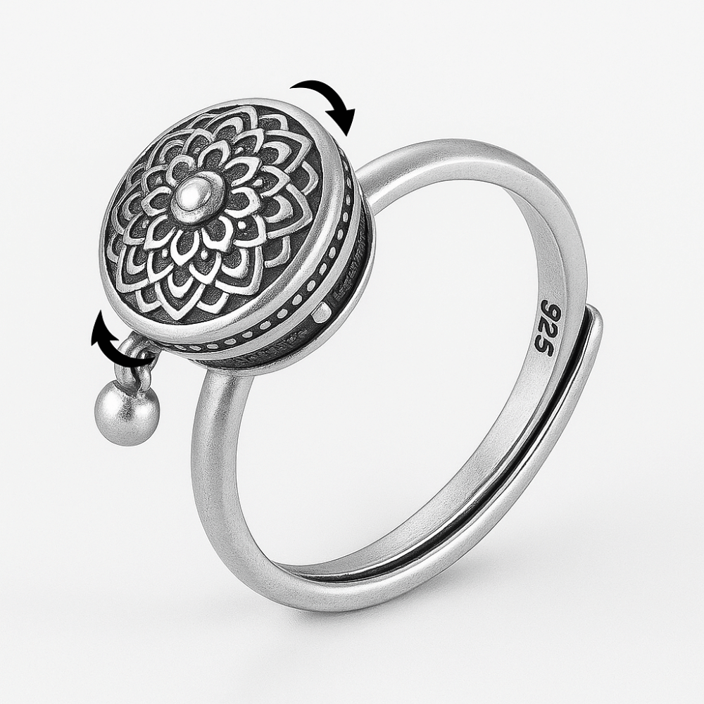 Bague Bouddhiste Antistress