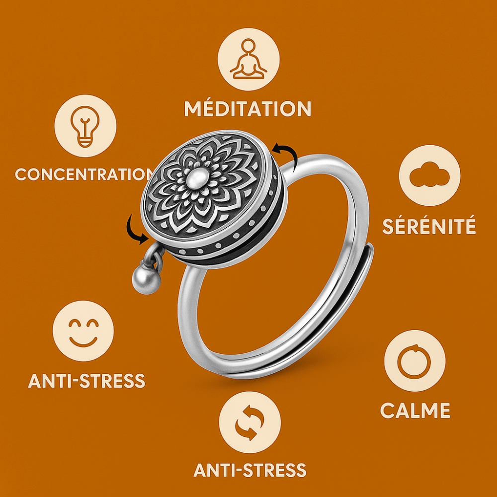 Bague Bouddhiste Antistress
