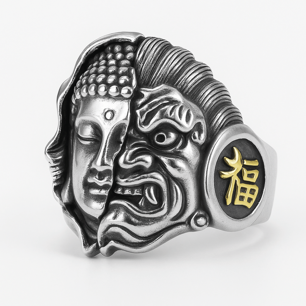 Bague Démon et Bouddha
