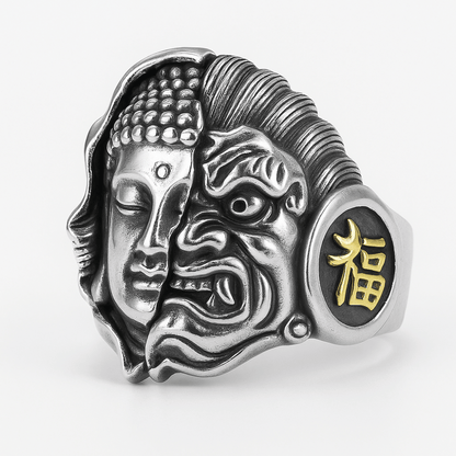 Bague Démon et Bouddha
