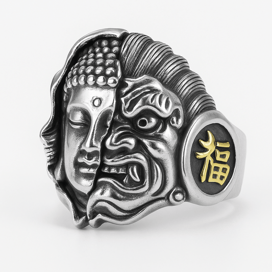 Bague Démon et Bouddha