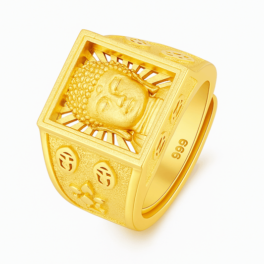 Bague Bouddhiste Tibétaine Homme