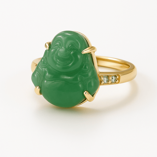 Bague Bouddha (Pierre Jade)