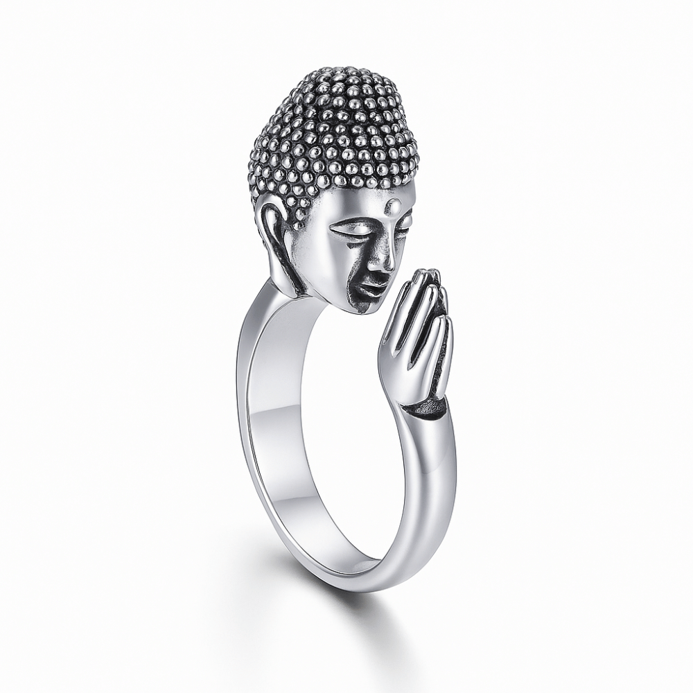 Bague Prière bouddha