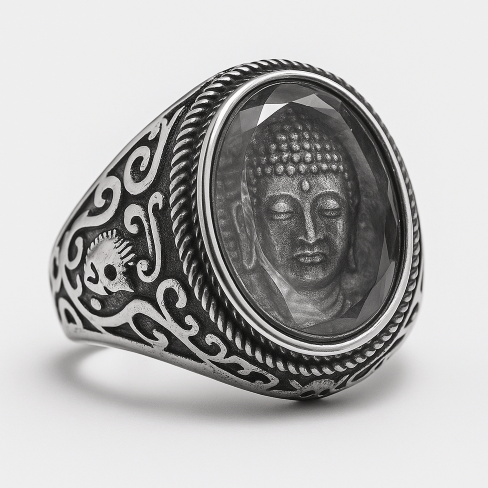 Bague Bouddha Thaï Argent