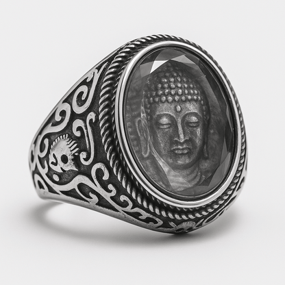 Bague Bouddha Thaï Argent