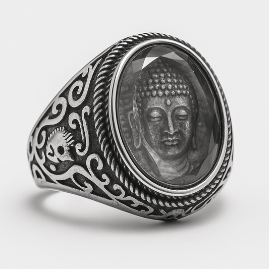 Bague Bouddha Thaï Argent