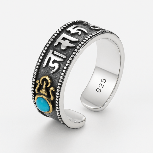 Bague Tibetaine en Argent