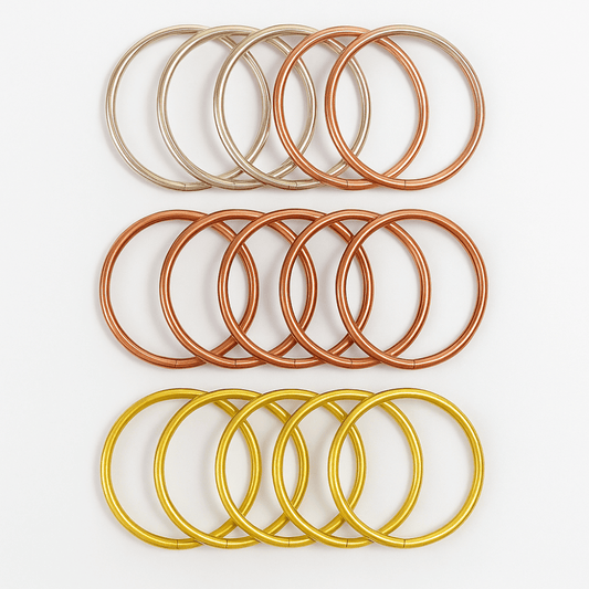 Bracelet Jonc Bouddhiste (Lot 7pcs)