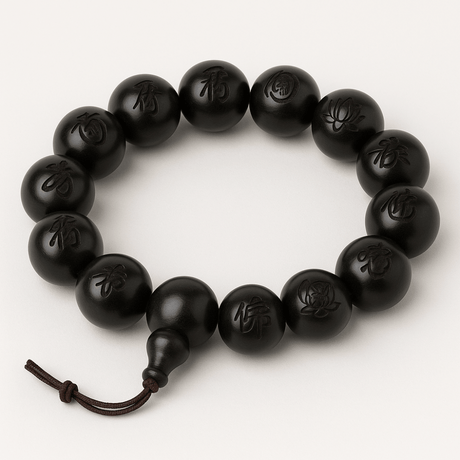 Bracelet Mala en ébène