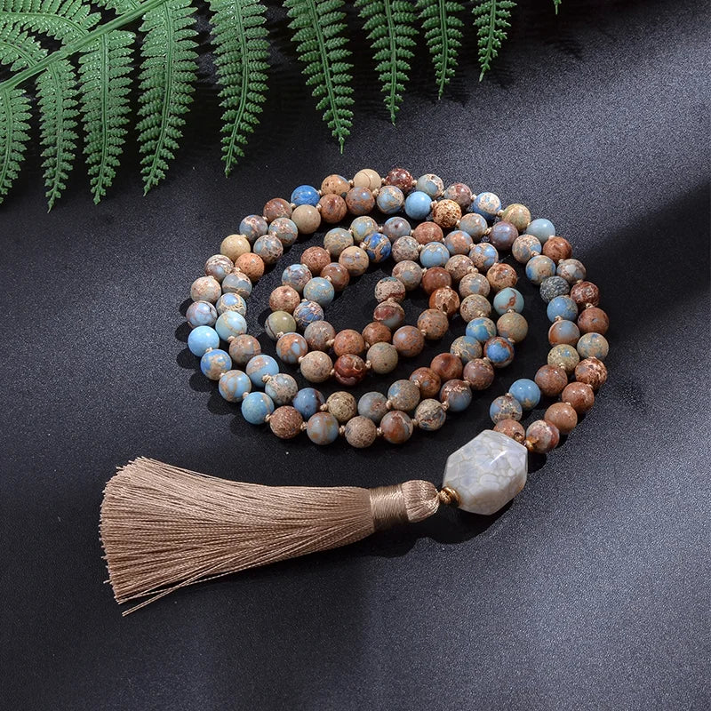 Mala Tibétain Multi Pierre