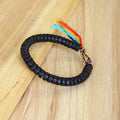 Bracelet Tibetain Porte Bonheur Mantra Tressé