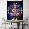 Tenture Bouddha coloré
