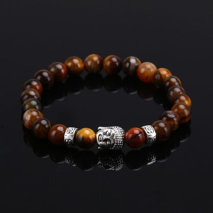 Bracelet de Prière Bouddha Perles en pierres