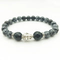 Bracelet Agate Tête de Bouddha