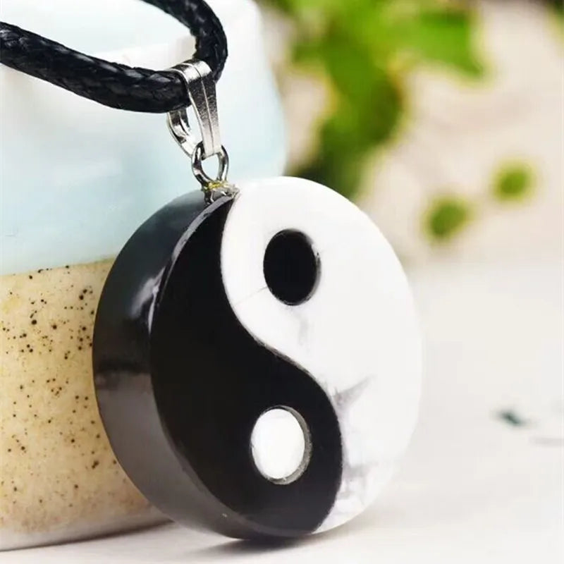 Collier Pendentif Ying Yang