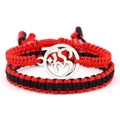 Bracelet Bouddhiste Rouge Ohm