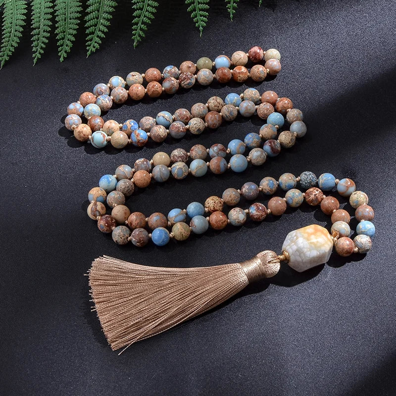 Mala Tibétain Multi Pierre