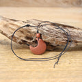 Collier Pierre Naturelle Demi-Lune