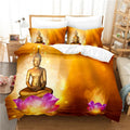 Housse de couette Bouddha Lotus d'or