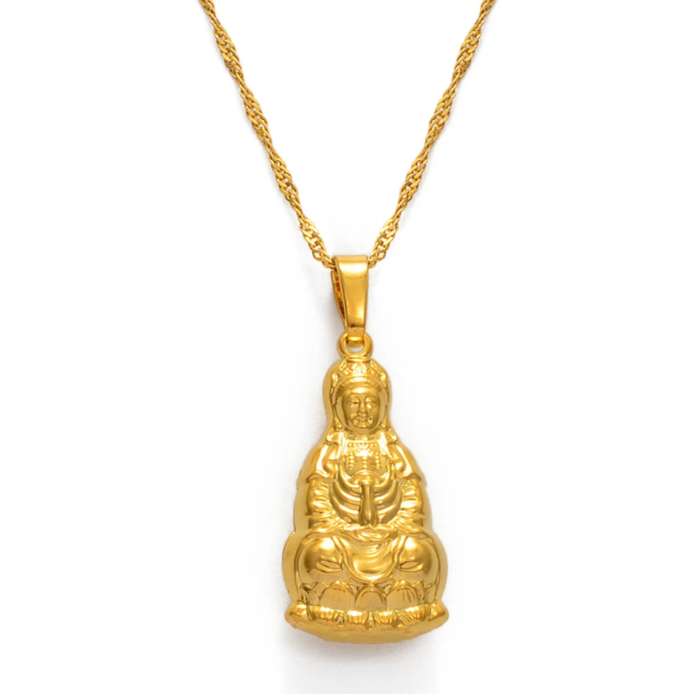Pendentif Bouddha Plaqué Or