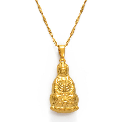 Pendentif Bouddha Plaqué Or