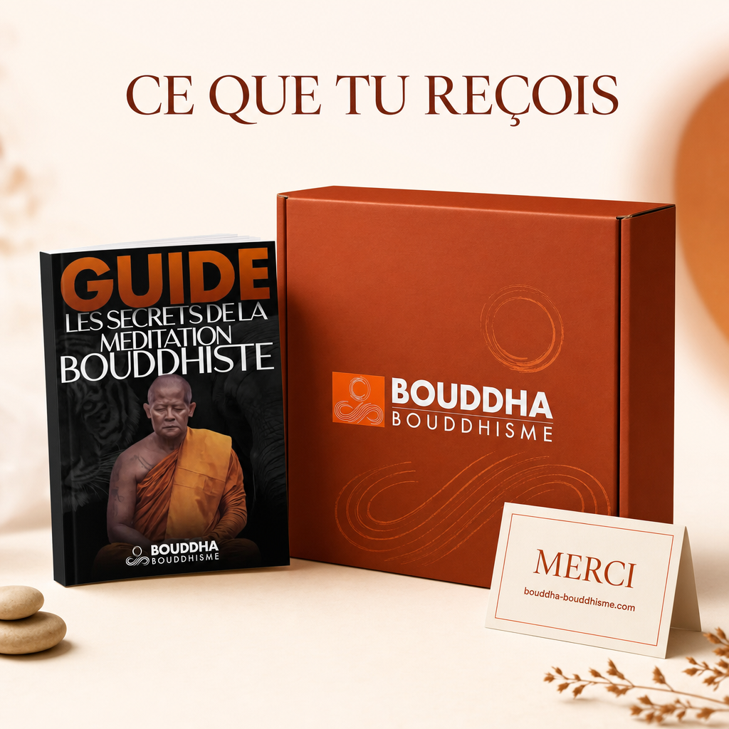 Livre Méditation | Les secrets des maîtres bouddhistes : packaging concept (non contractuel)