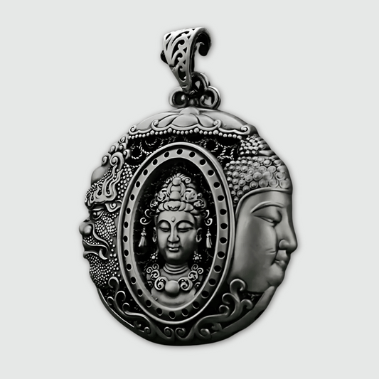 Pendentif Bouddha 3 Visages