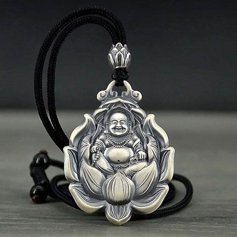 Pendentif Amulette Bouddhiste en Argent