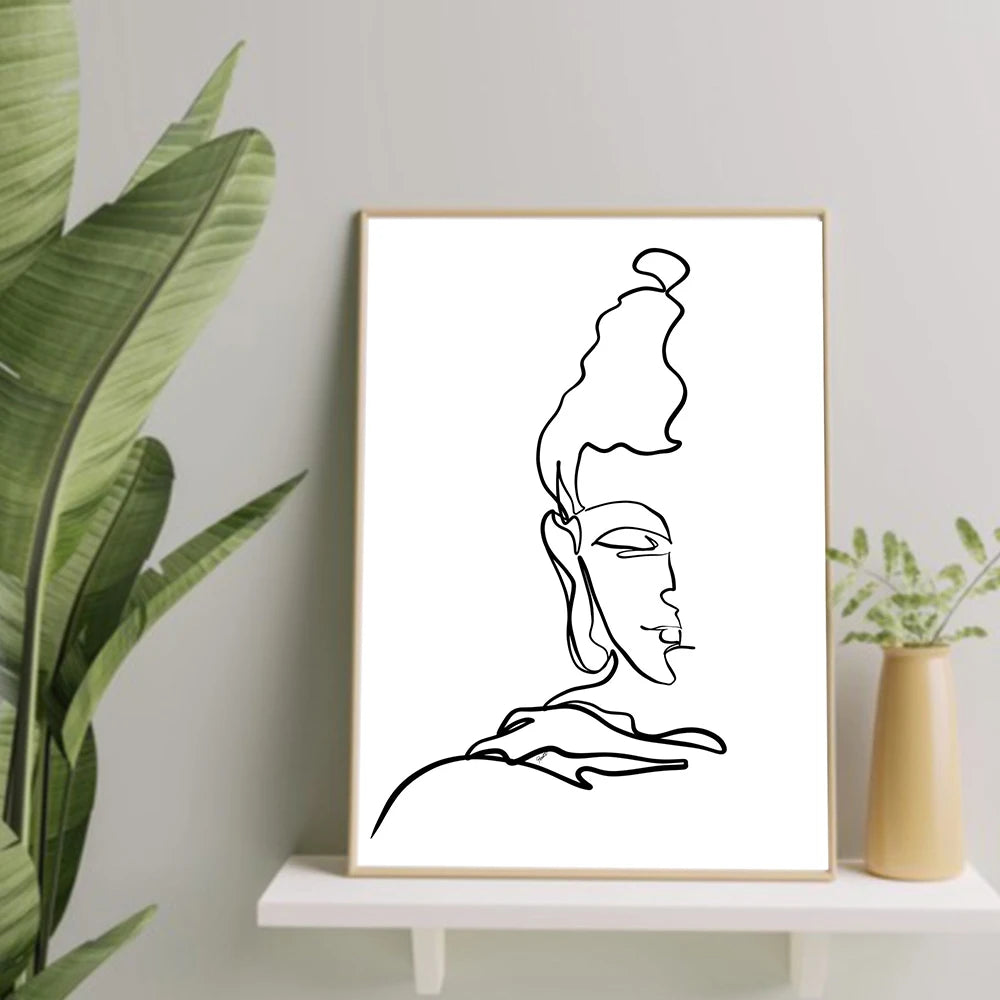 Affiche Bouddha Namaste mains jointes décoration murale zen