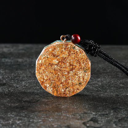 Pendentif En Obsidienne Métatron