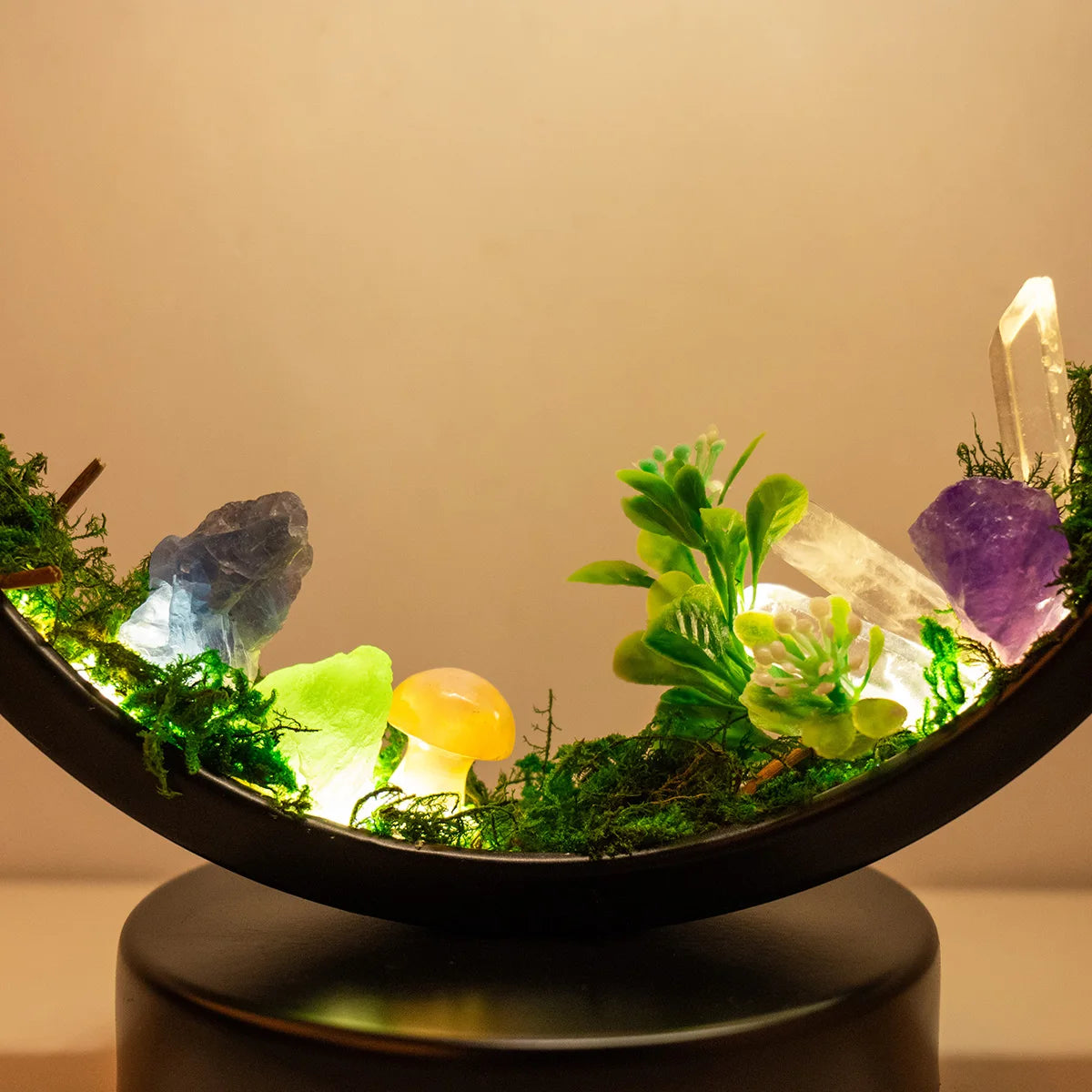 Lampe de Chevet Forêt de Quartz
