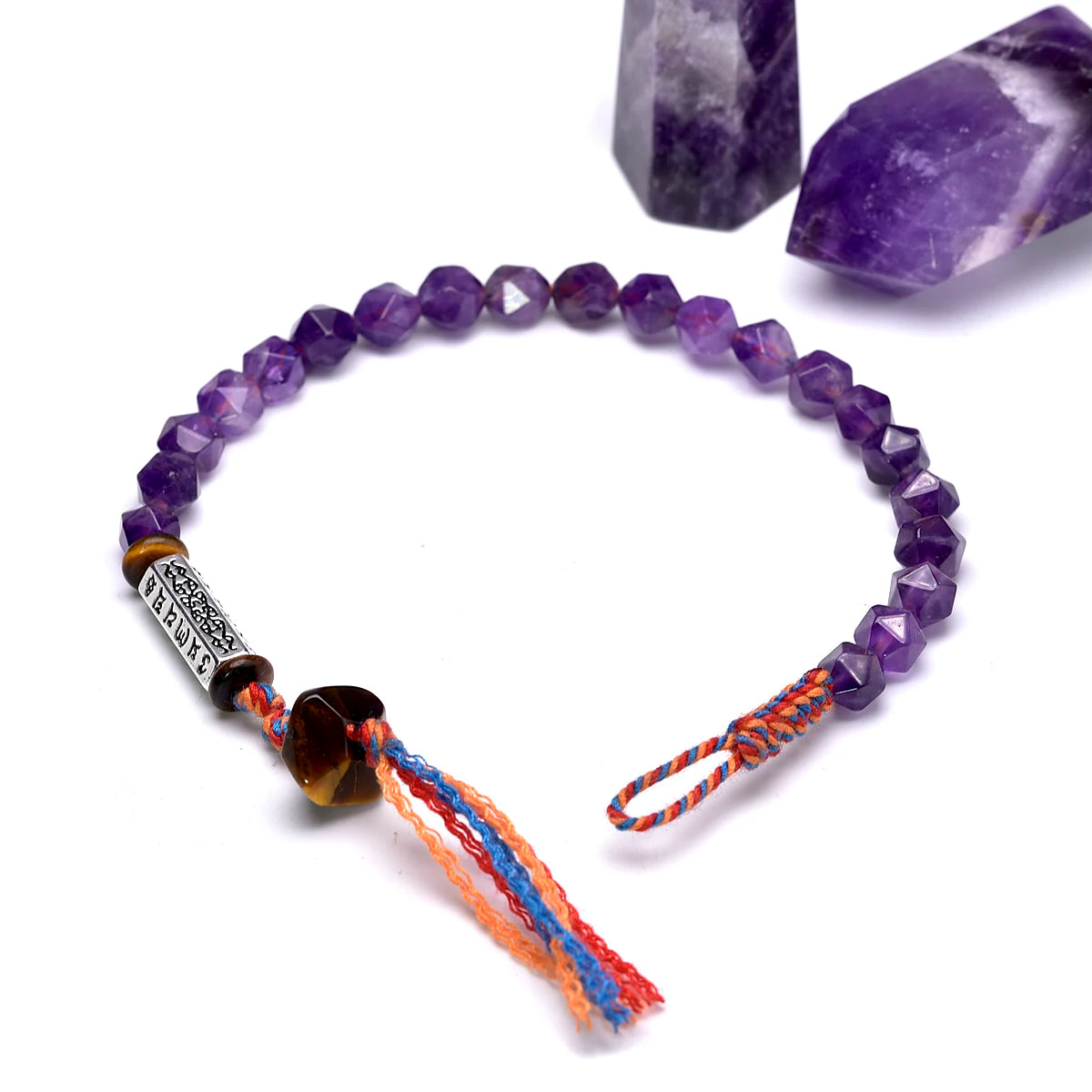 Bracelet Tibétain Om en Améthyste