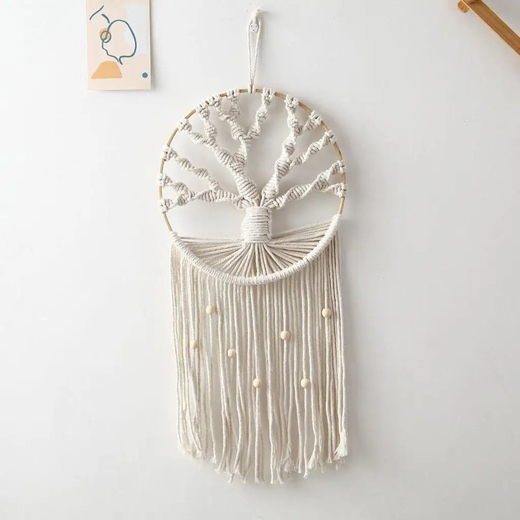 Attrape Reve Arbre de Vie Macrame